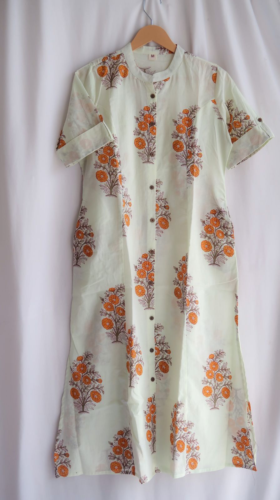 Daily Essential: Autumn Bloom Long Kurta : Goodbye 2023 SALE
